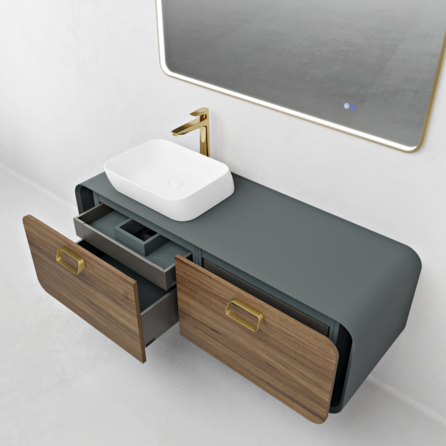 Тумба под раковину подвесная ELLISSE 1400